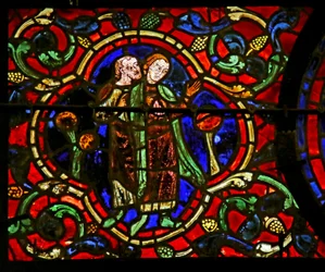 Beobachten der Weihe, Szene aus dem Leben des Hl. Martin, Kathedrale von Chartres